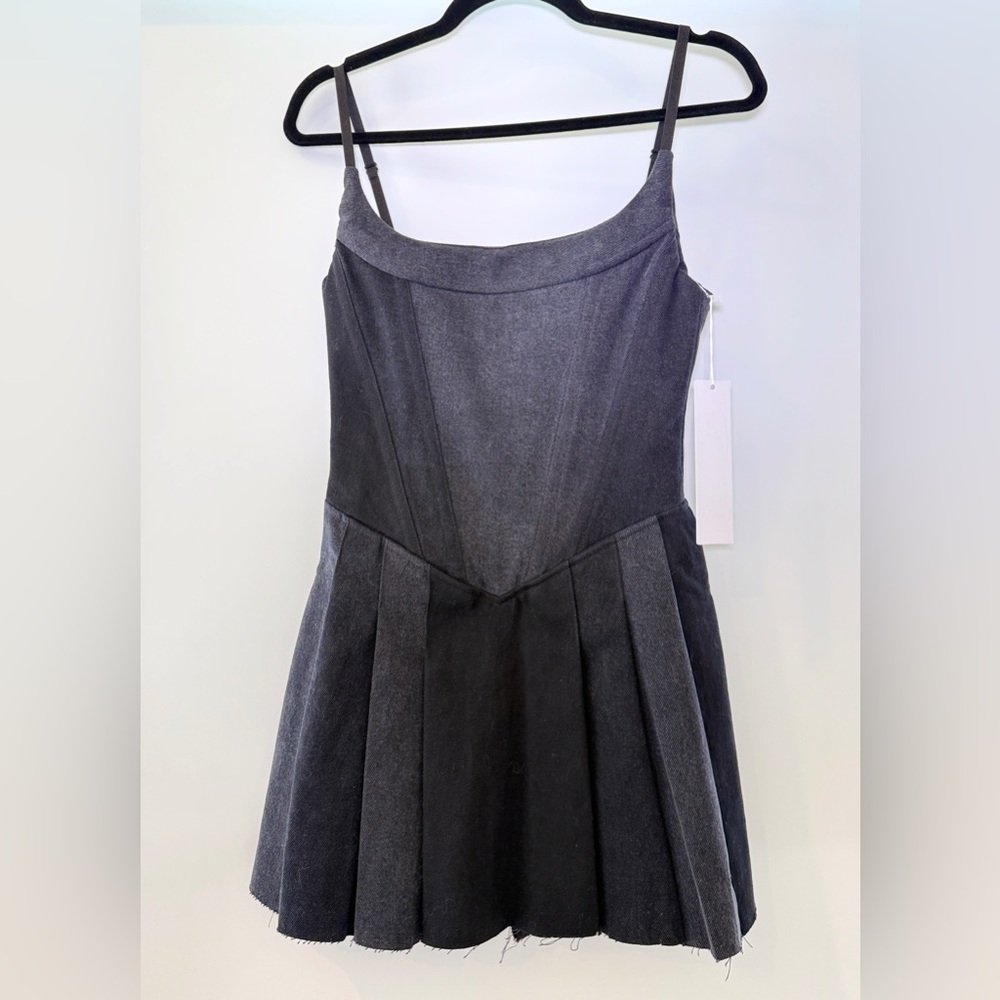 EB Denim Polka Dress Vintage Black